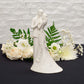 Roman Wedding Anniversary Cake Topper, 8.5-Inch Porcelain, Model 13226, White