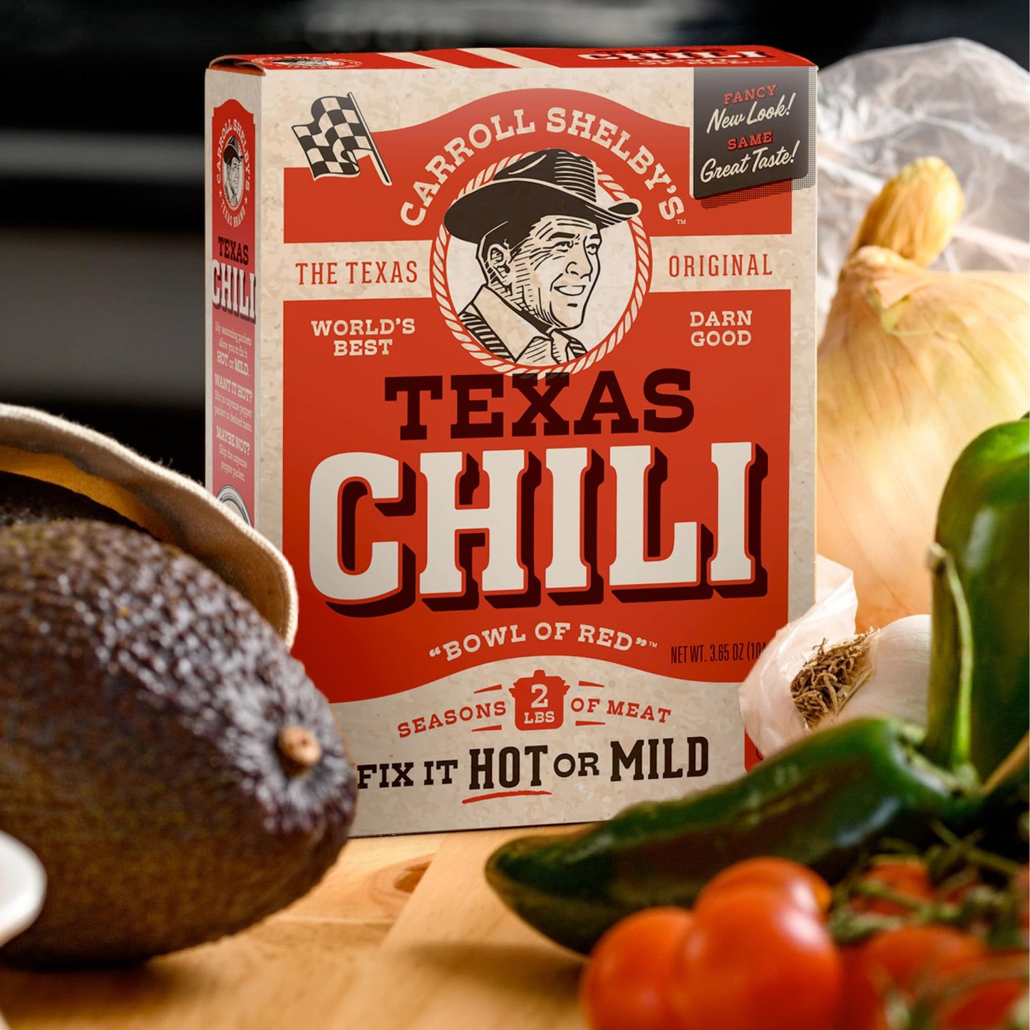 Carroll Shelby s Original Texas Brand Chili Kit 3.65oz Box (Pack of 3)