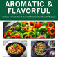Spices Village Dehydrated Red And Green Bell Peppers Mix, Dried Bell Pepper Flakes, 16 Oz (1 Lb), Dried Ramen Toppings, Bulk Dri