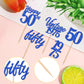 30Pcs Happy 50Th Birthday Cupcake Toppers Cheers To 50 Vintage 1975 Cupcake Picks Hello 50 Fifty 50Th Birthday Decorations For 5