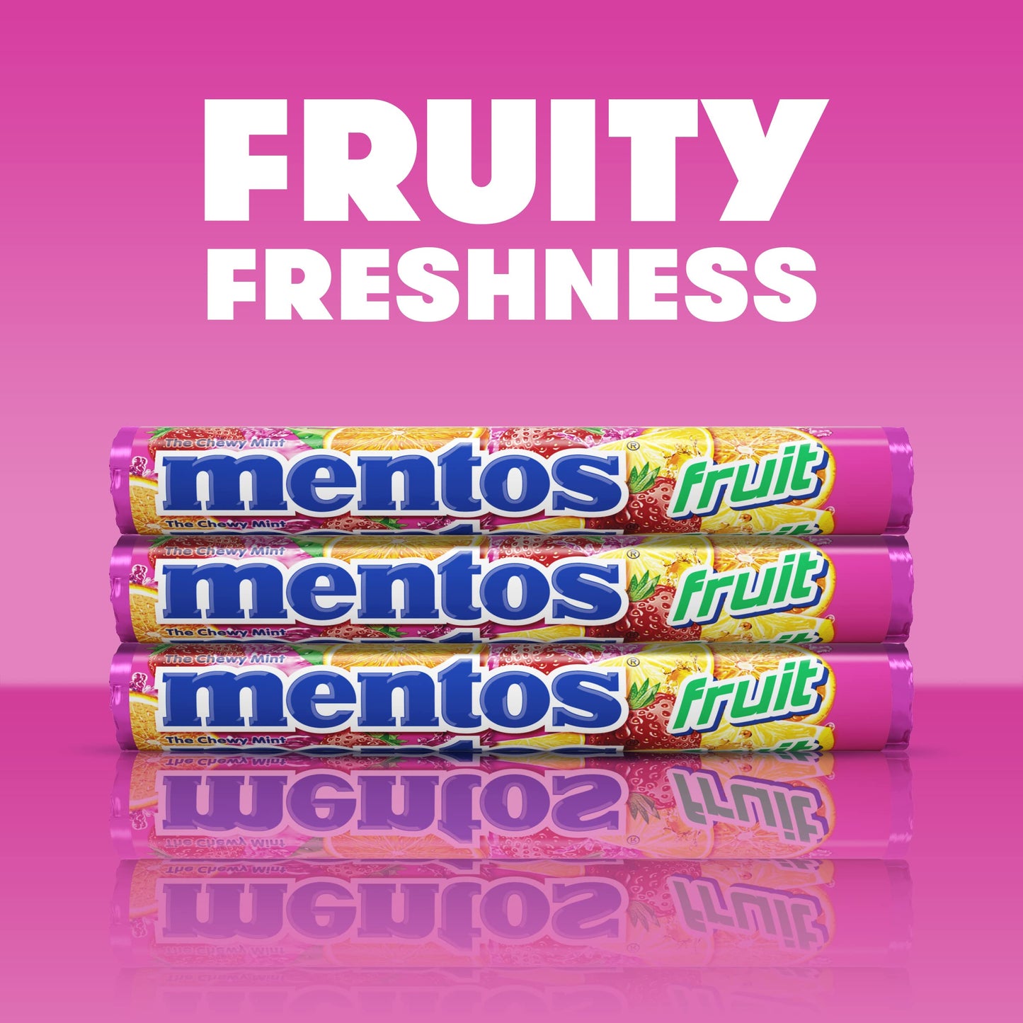 Mentos Halloween Trick Or Treat Candy, Mint Chewy Roll, Fruit, Individually Wrapped Bulk Candy For Adults & Kids, Party, Concess