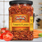 Premium Dried Tomato Flakes By It'S Delish - 16 Oz Jumbo Reusable Container - Dried Natural Tomatoes Ready To Cook - Dehydrated