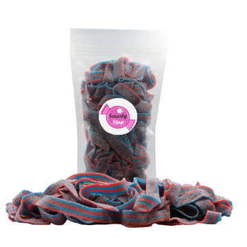 Smarty Stop Sour All Flavor Gummy Belts Candy 1 Pound (Blazpberry)