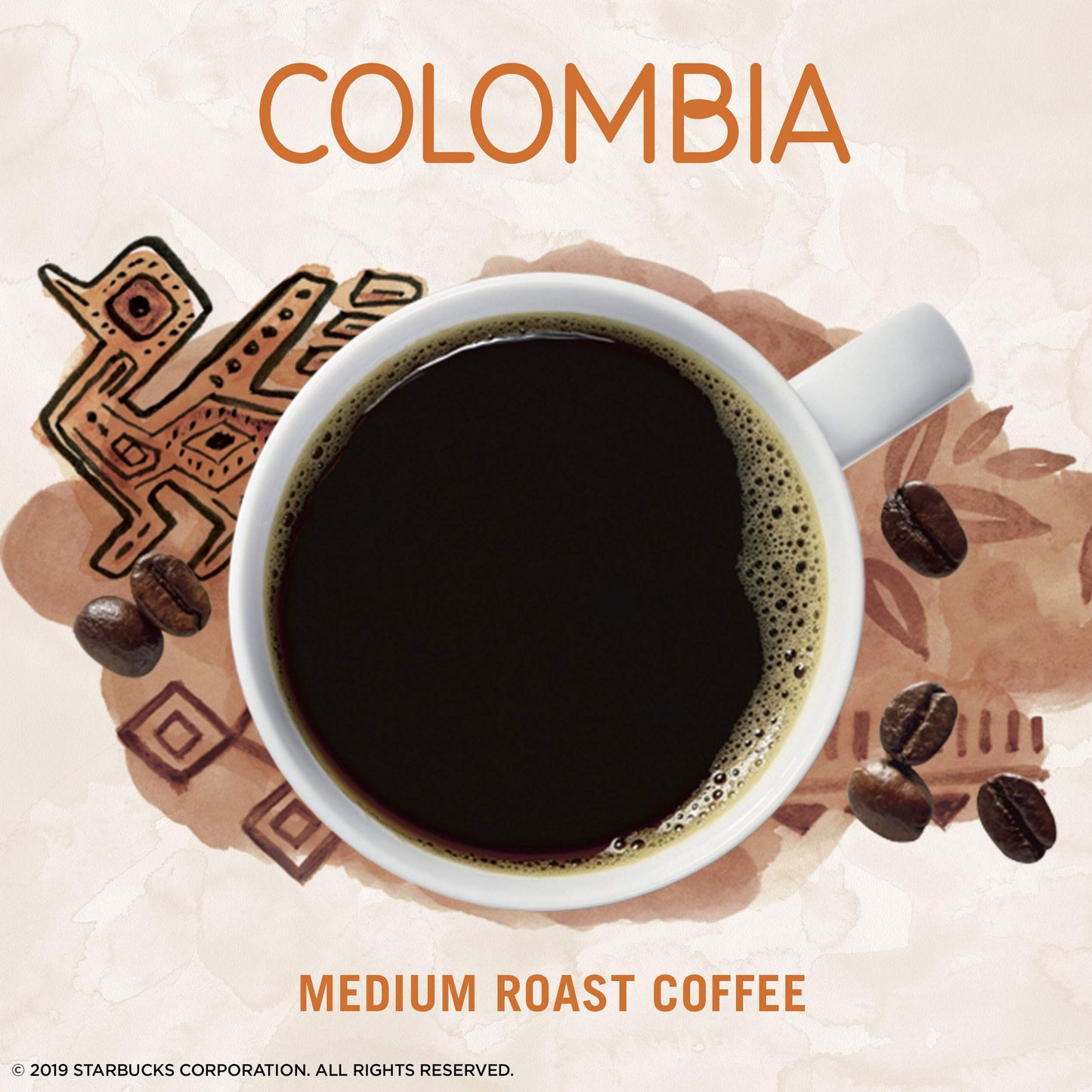 Starbucks Via Instant Coffee, Medium Roast Coffee, Colombia, 100% Arabica, 8 Count