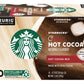 Starbucks Classic Hot Cocoa K-Cup Pods, Made With Real Cocoa & Nonfat Milk, K-Cup Pods For Keurig Brewing System, 10 Ct K-Cups P