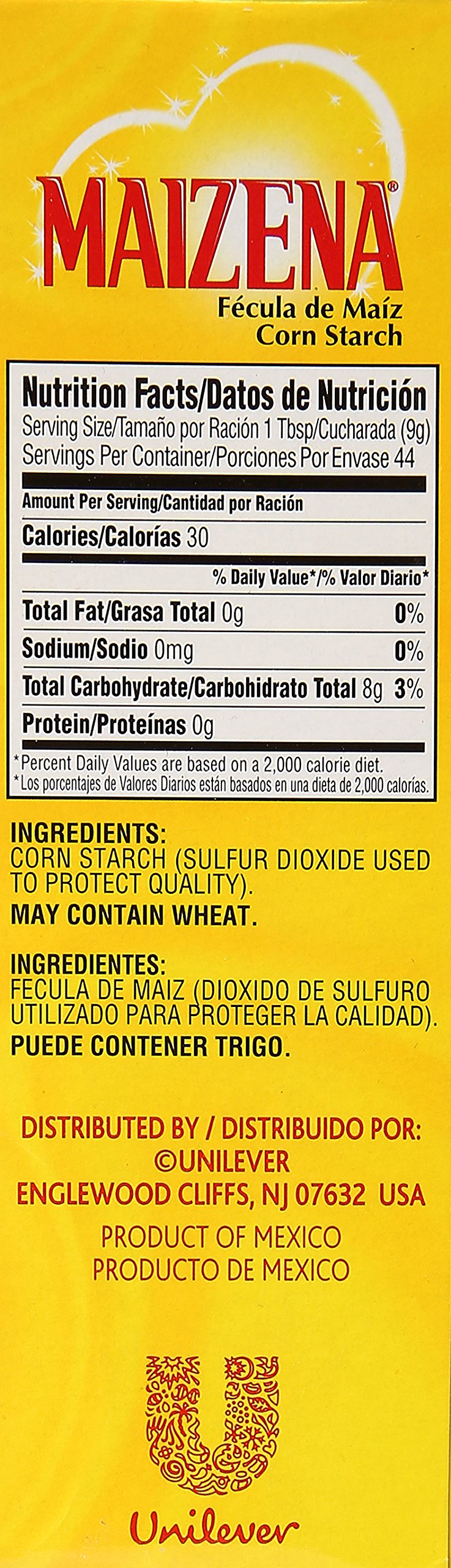 Maizena Corn Starch, 14.1 oz, Ideal for Cooking and Baking, Pack of 1