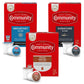 Community Coffee Variety Pack Coffee Pods, Medium & Dark Roast, Compatible with Keurig, 72 Count (24 Count per Pack, Pack of 3)