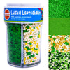 Mystic Sprinkles St. Patricks Day 4 Cell Sprinkle Assortments (Lucky Leprechaun Sprinkle Assortment, Midi)