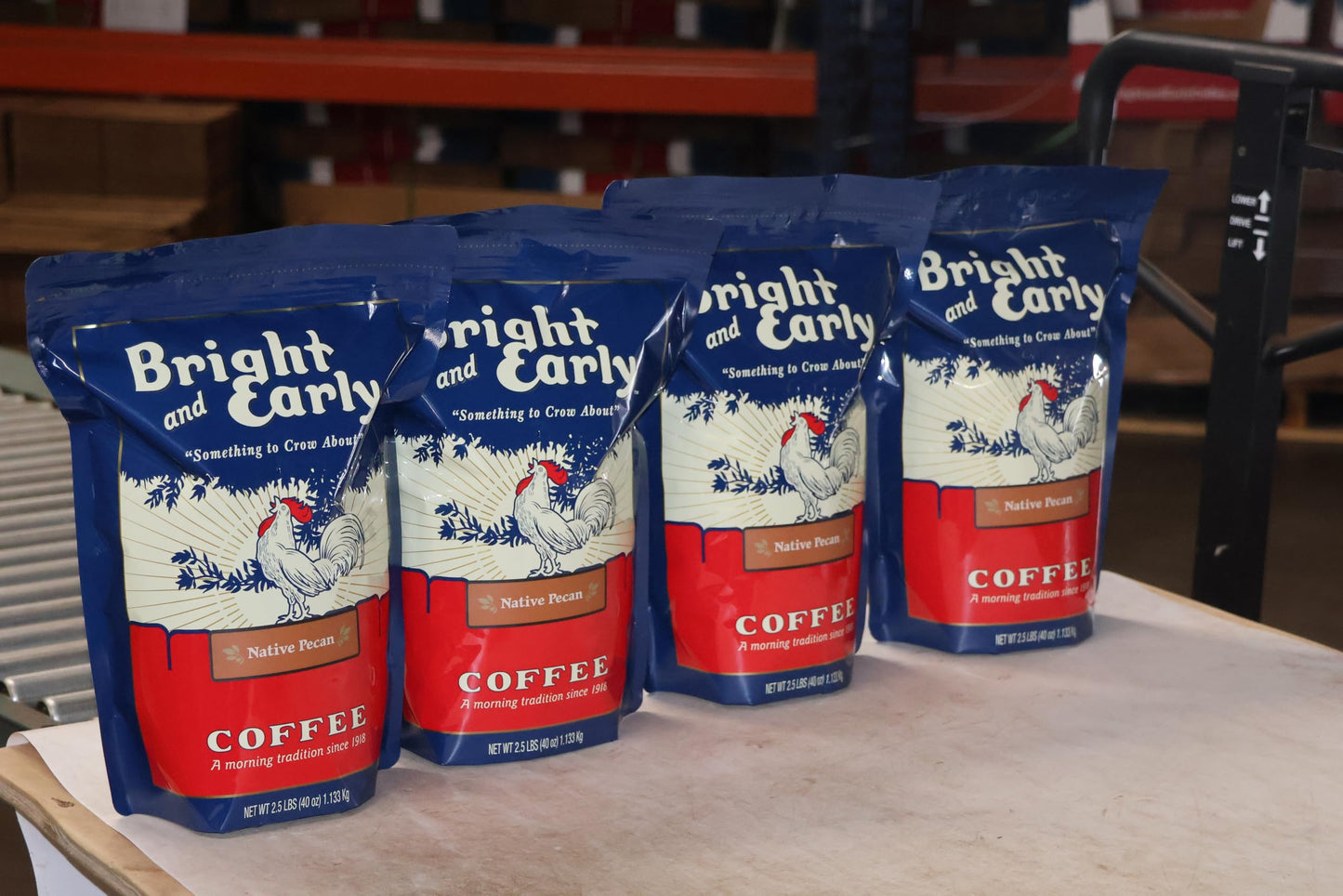 Bright And Early Ground Native Pecan Coffee Medium Roast (2.5 Lb.)