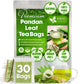 FRESHDRINKUS Premium Pandan Leaf Herbal Tea Bags, 100% Natural, Caffeine-Free, 30 Bags