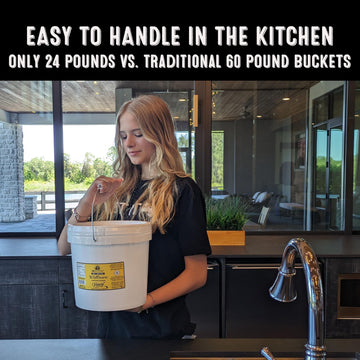 Honey Feast Propolis & Manuka Infused Raw Honey, 2 Gallon Bulk, MGO182, protected design Pending Formula