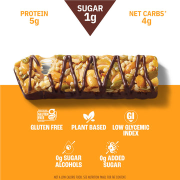 Munk Pack Nut & Seed Bar Peanut Butter Dark Chocolate, 1.23 Oz, 4 Ct