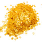 Goldz Edible Star Glitter – Metallic Gold Star Sprinkles for Cake Decorating, 5g, 0.1764 Ounce
