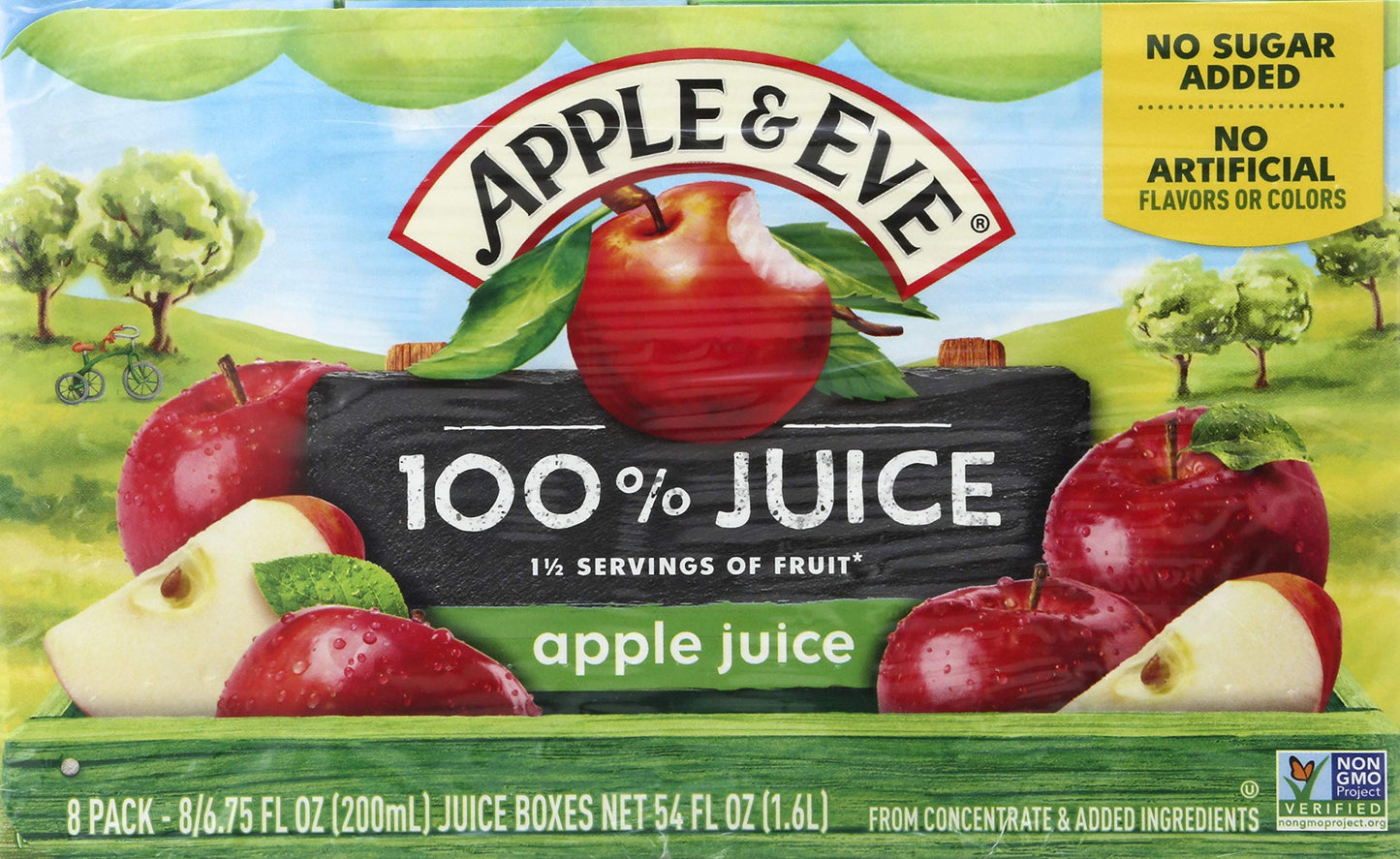Apple & Eve, Apple Juice, 6.75 Fl Oz, 8 Pack