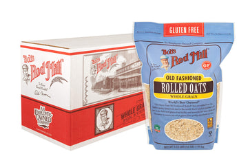 Bob s Red Mill Gluten Free Old Fashioned Rolled Oats, 52oz (Pack of 4) - Non GMO, Whole Grain, Vegan, Kosher