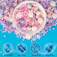 Twisweet Seashell Sprinkles, Edible Pink Sugar Sprinkles, Ocean Theme Cake Topper, 130g/4.58oz, Pink Beach Color