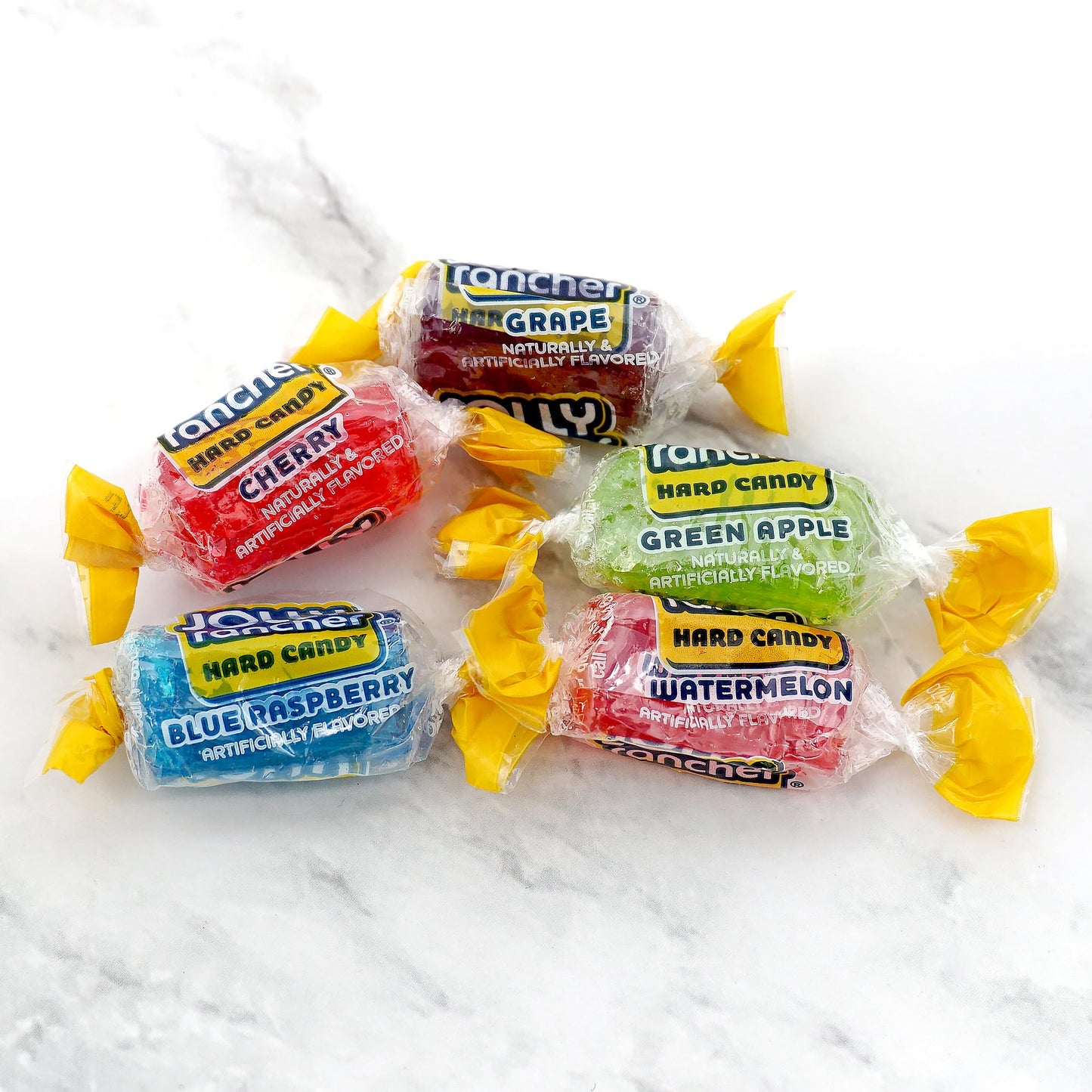 Jolly Ranchers Assorted Fruit Flavored Candy, 2Lb Bulk Bag (Approx 150 Pieces), Individually Wrapped Hard Candy, The Hampton Pop