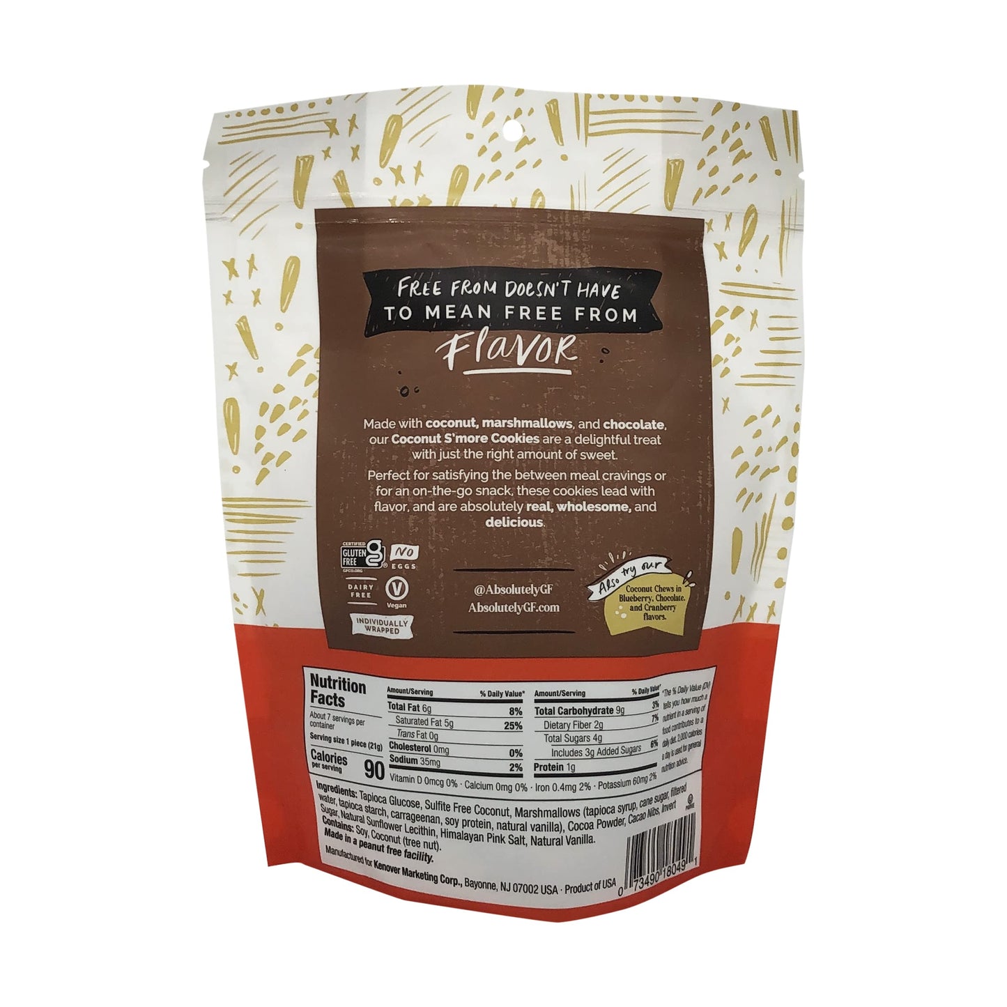 Absolutely Gluten Free Smores Coconut Cookies, 5.25 Oz