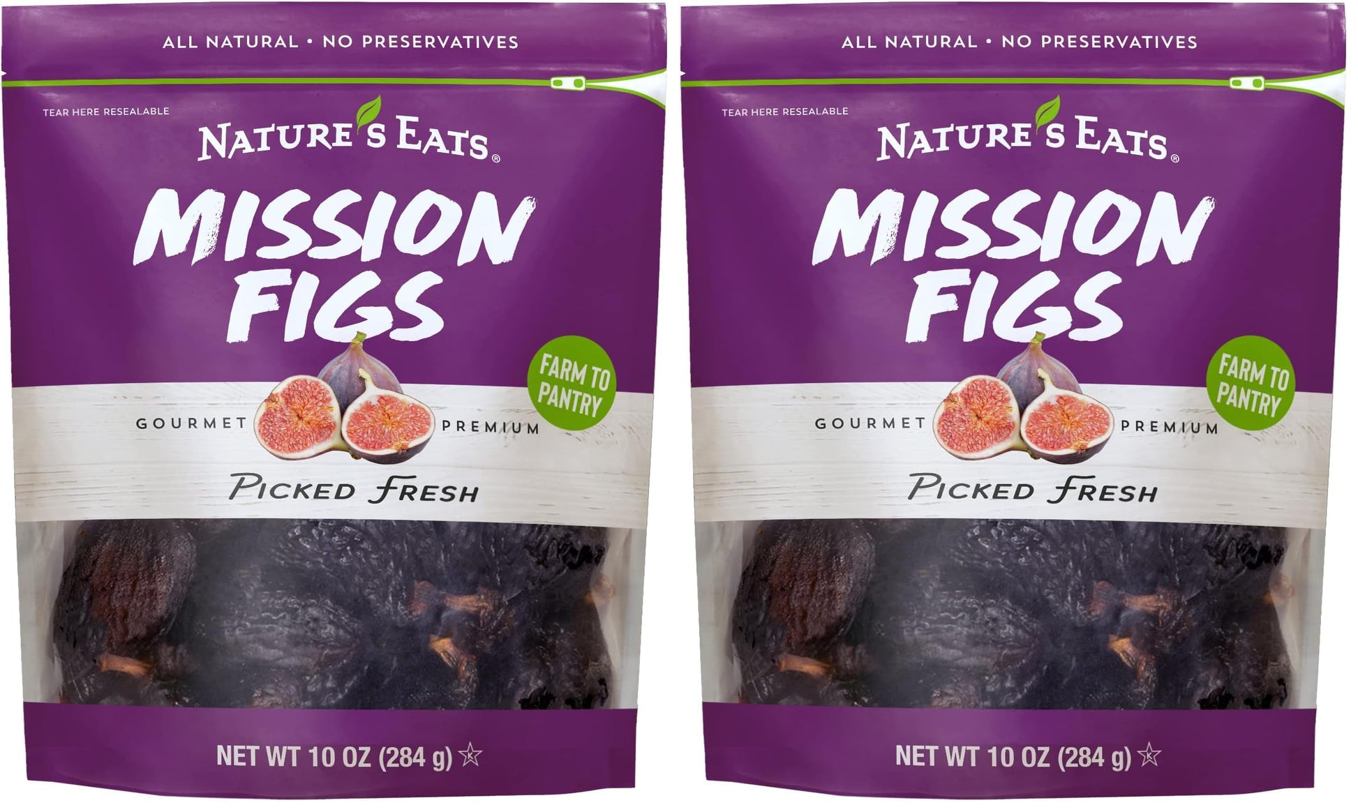 Nature s Eats Mission Figs, 10 Oz (Pack of 2)