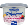 Philadelphia Mixed Berry Whipped Cream Cheese Spread, 7.5 oz Tub