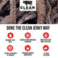 Clean Jerky Co. Old Fashioned Dry Zero Sugar Beef Jerky, Salt & Pepper Flavor, 3 Ounce Protein Snack, No MSG, No Sugar, No Nitrates