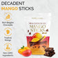 BEEMAX Belgian Chocolate Covered Fruit Sticks - Gourmet Dried Fruit Treat, Milk Chocolate, 3.5 oz Resealable Pouch