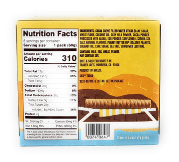 Pb&J Crispy Cocoa Creme Filled Wafer Sticks With Peanut Butter Dip Snack Duo Net Wt. 12.7 Oz (360G) - Pack Of 1