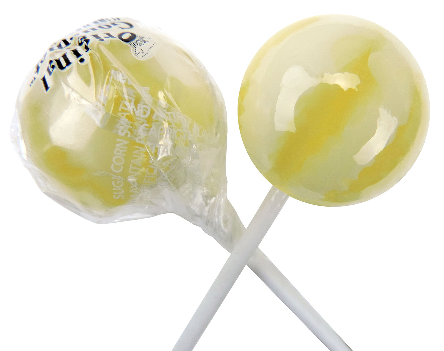 Original Gourmet Lollipops, Pina Colada, 30 Count, Yellow