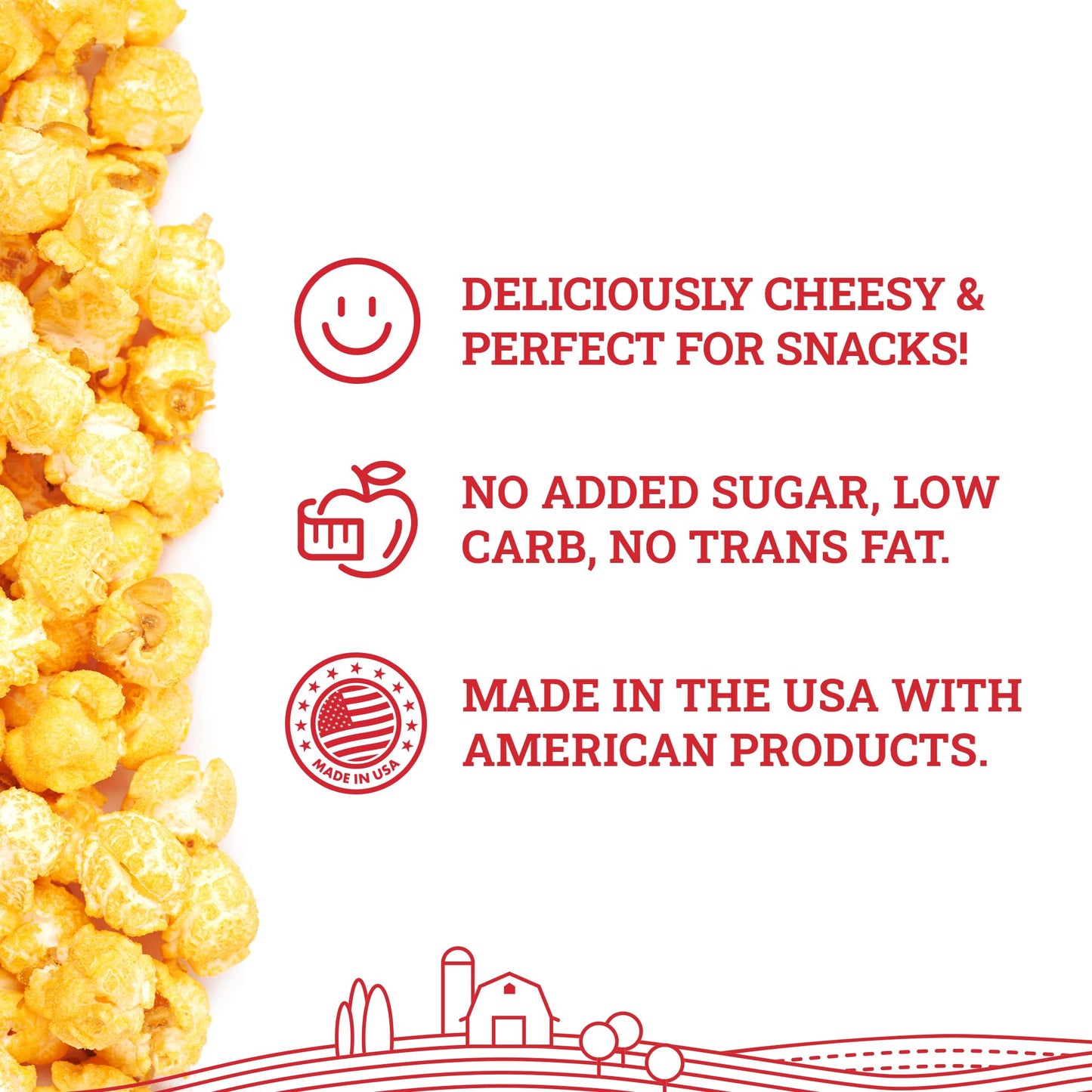 Hoosier Hill Farm Cheddar Cheez Powder, 1LB - Creamy Cheese Flavor for Cooking & Snacking, Perfect for Popcorn & Dishes