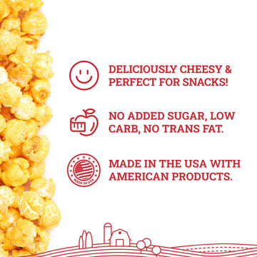 Hoosier Hill Farm Cheddar Cheez Powder, 1LB - Creamy Cheese Flavor for Cooking & Snacking, Perfect for Popcorn & Dishes