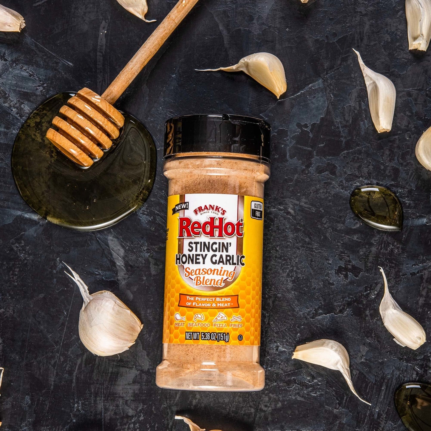 Frank's RedHot Stingin' Honey Garlic Seasoning Blend, Gluten Free, 5.36 oz