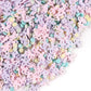 Sprinkles For Cake Decorating, 7 Ounces Macaron Color Bows Confetti Sprinkles For Cupcake, Cookies, Ice Cream Topper, Edible Cak