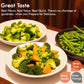 Numanna Freeze-Dried Vegetables Bucket | 100 Servings Contains Peas, Green Beans & Broccoli | Non-Gmo, No Preservatives, No Msg Camping And Emergency Veggie Meal Survival Food With 25 Years Shelf Life