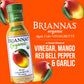 BRIANNAS - Organic Mango Vinaigrette Dressing - Certified Organic & Kosher Salad Dressing made with enhanced Ingredients - 10 oz. Bottles - 6 Pack