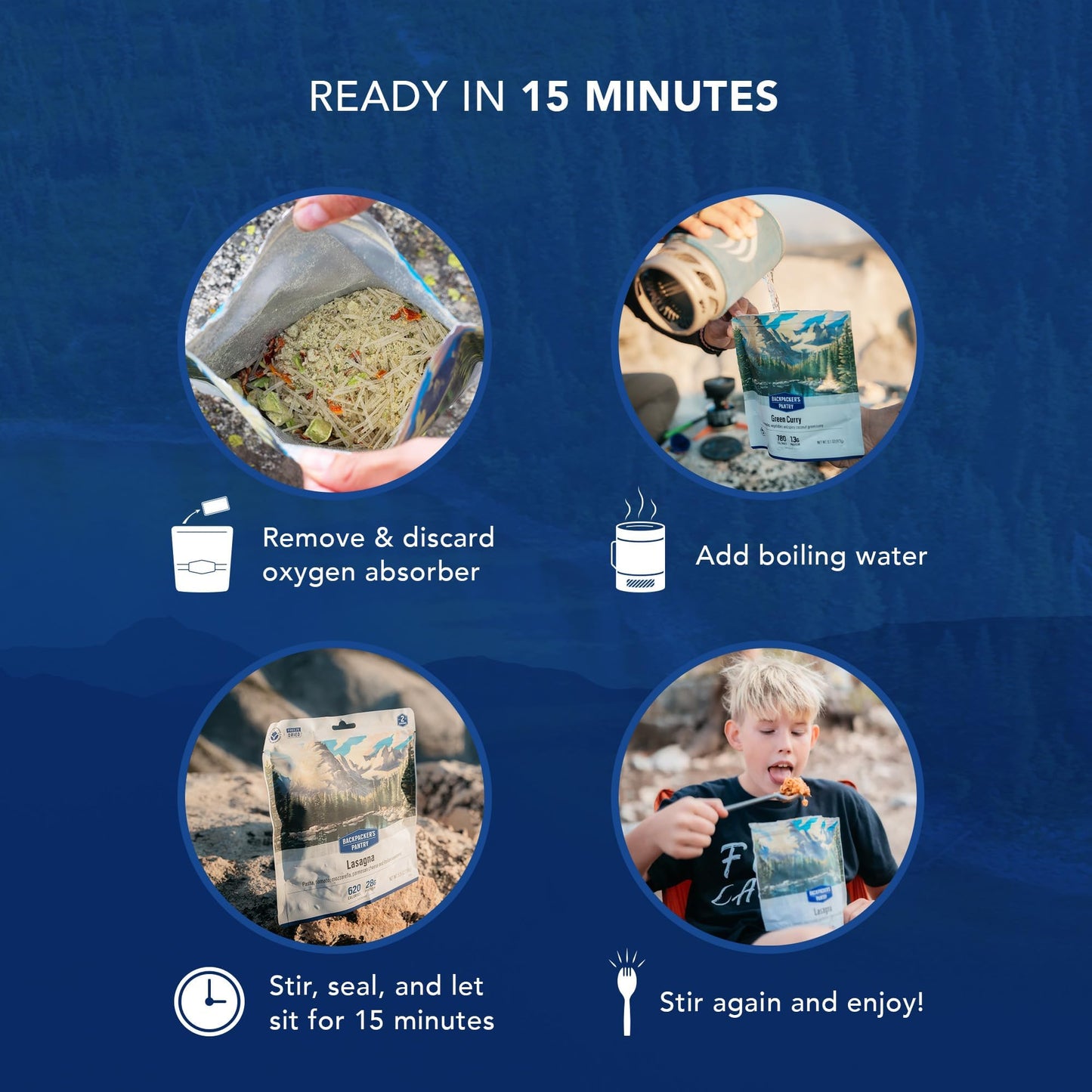 Backpackers Pantry Mango Sticky Rice - Freeze Dried Backpacking & Camping Food - Emergency Food - 8 Grams Of Protein, Vegan, Gluten-Free - 1 Count