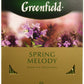 Greenfield Spring Melody Herbal Tea Collection Finely Selected Speciality Tea 100 Double Chamber Teabags With Tags In Foil Sachets