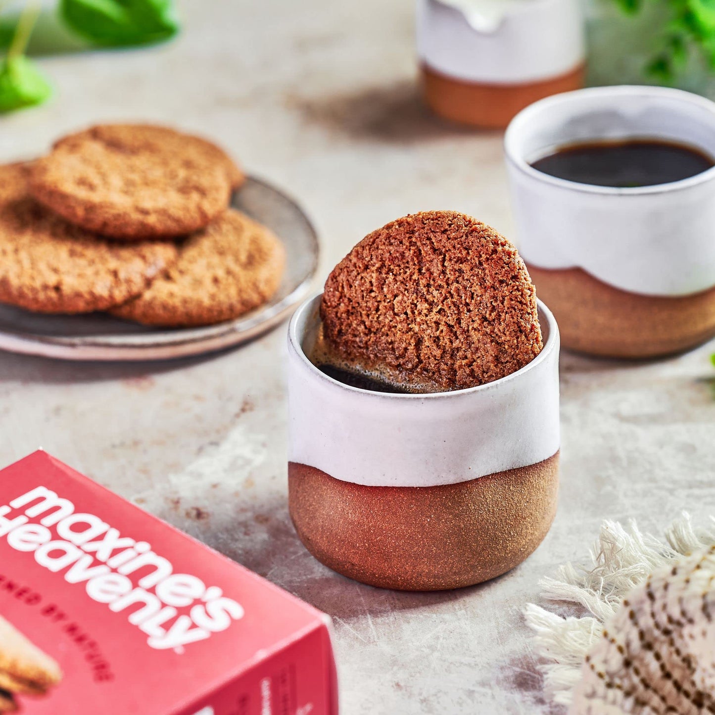 Maxines Heavenly Crispy Cinnamon Cookies - Low Carb, Vegan, Gluten Free - 2 Pack (24 Cookies) - 6.3 Ounce