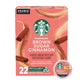 Starbucks K-Cup Coffee Pods, Brown Sugar Cinnamon Flavored Coffee for Keurig Coffee Makers, 100% Arabica, Limited Edition, 1 Box