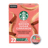 Starbucks K-Cup Coffee Pods, Brown Sugar Cinnamon Flavored Coffee for Keurig Coffee Makers, 100% Arabica, Limited Edition, 1 Box
