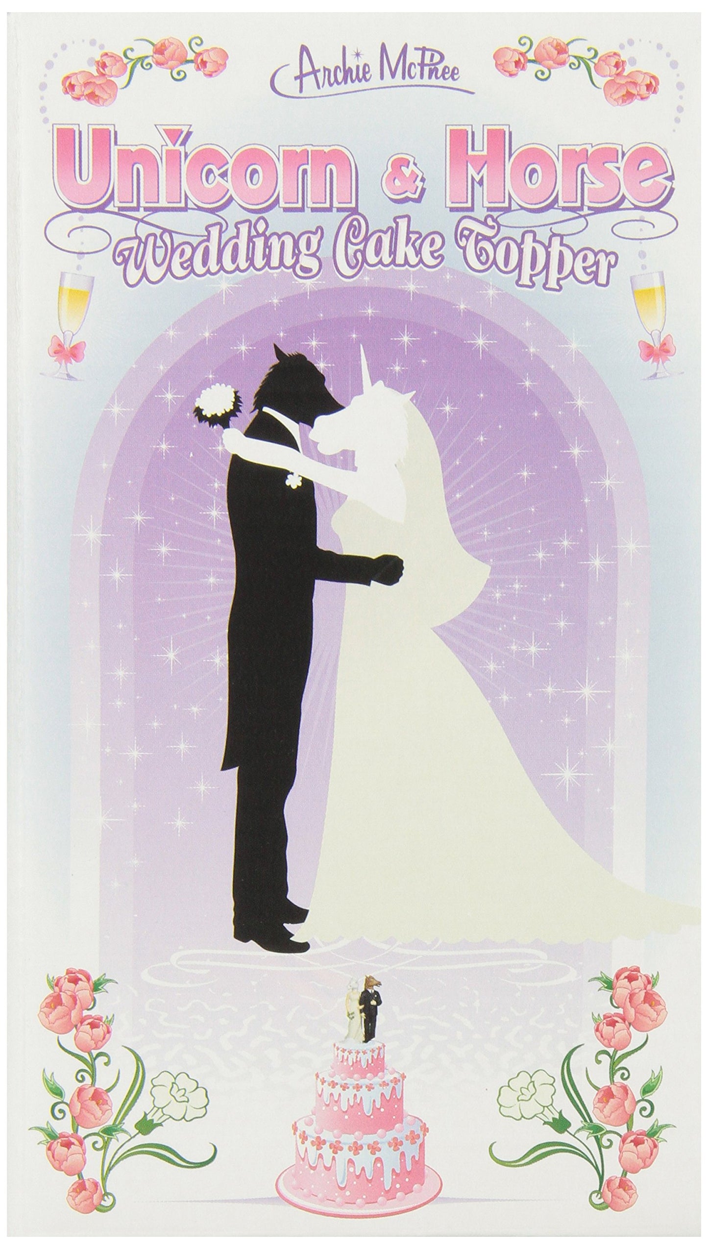 Accoutrements Unicorn And Horse Wedding Cake Topper