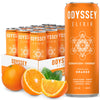ODYSSEY ELIXIR Cognition Drink - Lions Mane, Cordyceps, Ginseng, 85mg Caffeine - 12 Fl oz, 12 Pack - Orange