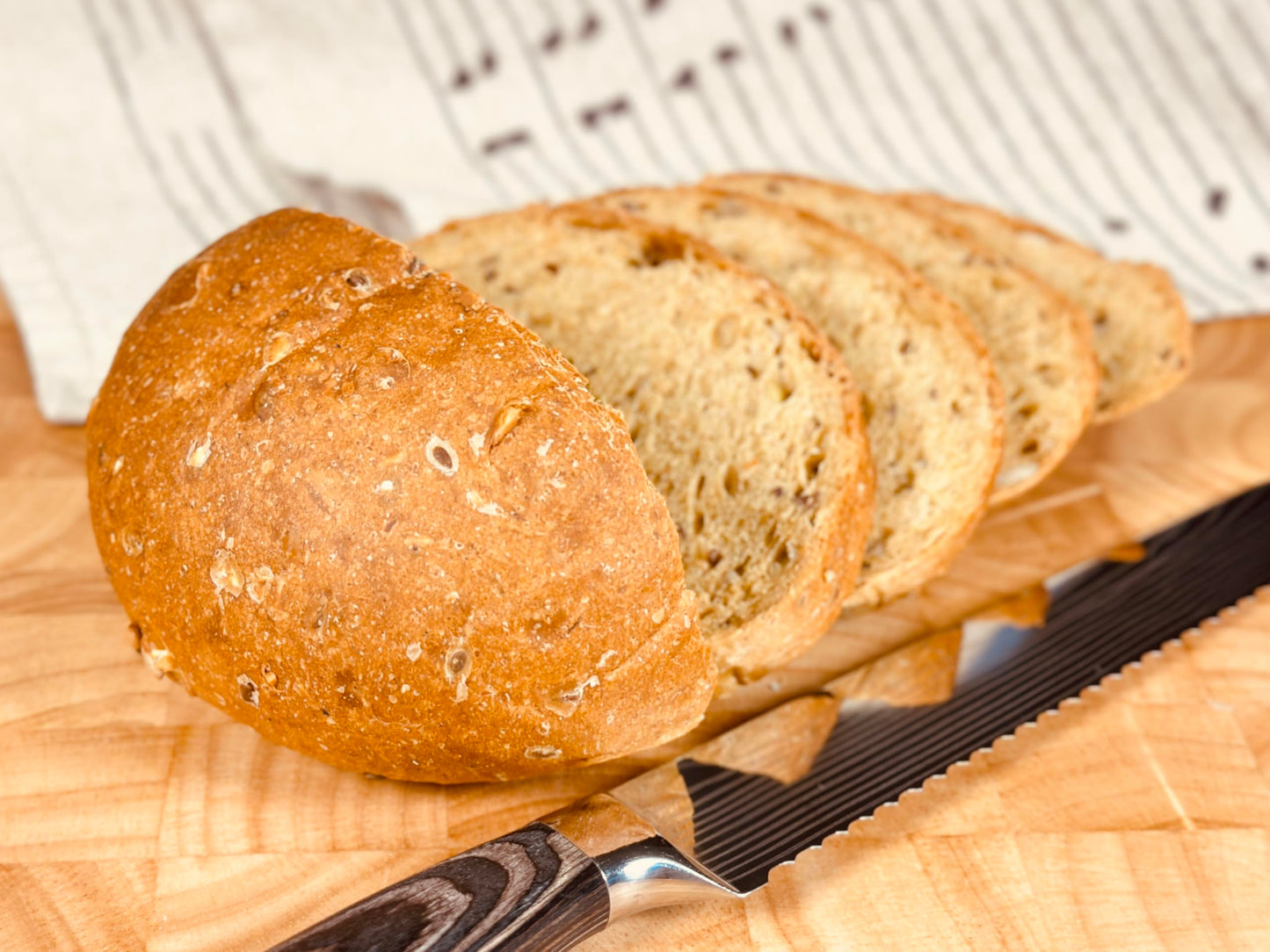 Molibake Multigrain Bread Mix - All-Natural for Bread Machine & Oven - 15 oz Pack