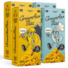 GrownAs Vegan Mac & Cheese Variety 4 Pack - 25g Protein, Dairy Free, Easy to Prepare, Non-GMO