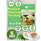 FRESHDRINKUS Soursop Graviola Leaf Tea Bags, 100% Natural, 15 Count, Handmade, Sugar/Caffeine/Gluten Free