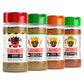 Savory & Spicy Combo Pack Of 4, Herbs, Spices And Seasoning Gift Set - Garlic Lovers, Everything Spicy, Taco Tuesday, Pizza - Enhanced All Natural & Healthy Spice Blend - Flavor God Seasonings