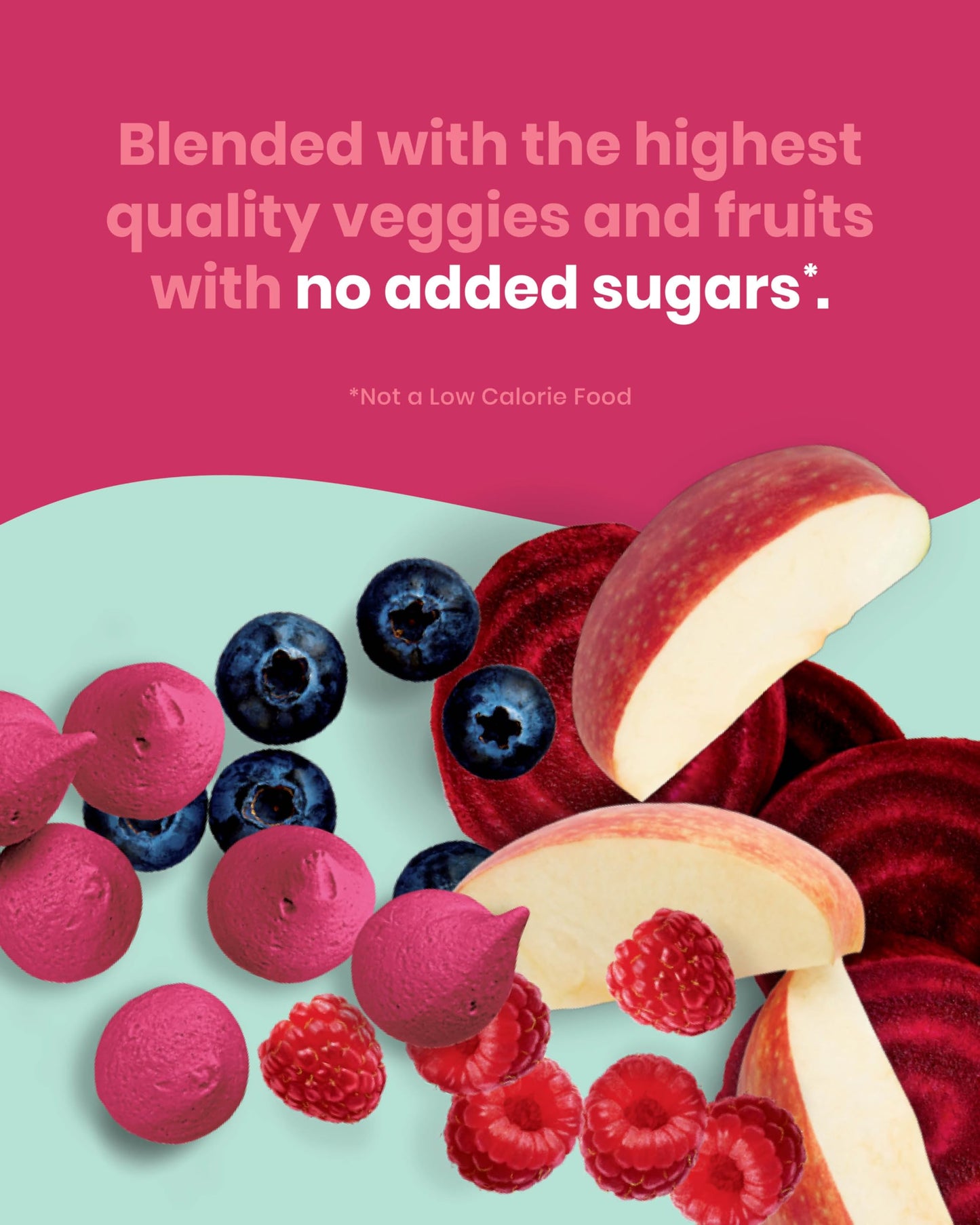 Amara Smoothie Melts - Beets n Berries - Baby Snacks Made With Fruits and Vegetables - Healthy Toddler Snacks For Your Kids Lun