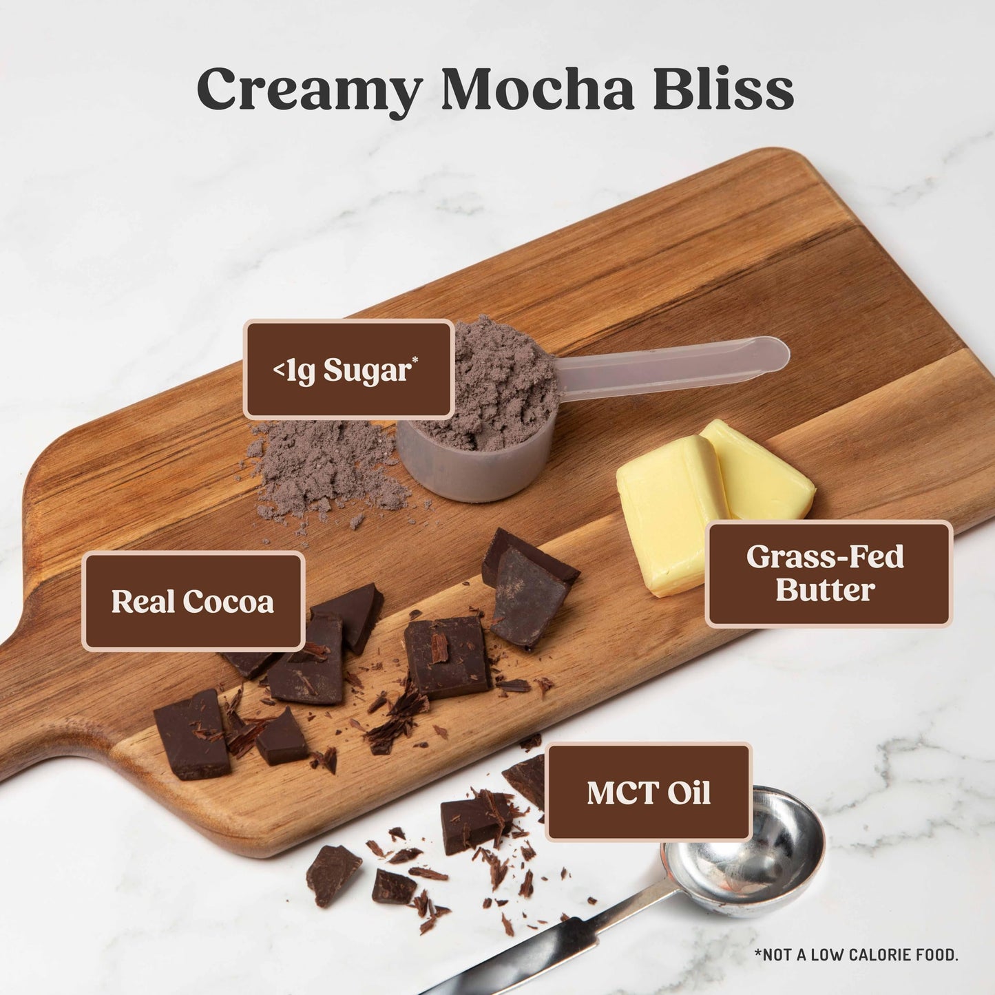 project pieceproof Mocha Creamer  14.8 Ounces  Keto Coffee Creamer with MCT Oil  Grass-Fed Butter  and Real Cocoa  Supports Brain Function  Packaging May Vary