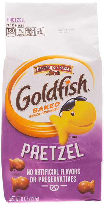 Pepperidge Farm Goldfish, Pretzel, 8-Ounce (Pack Of 8)