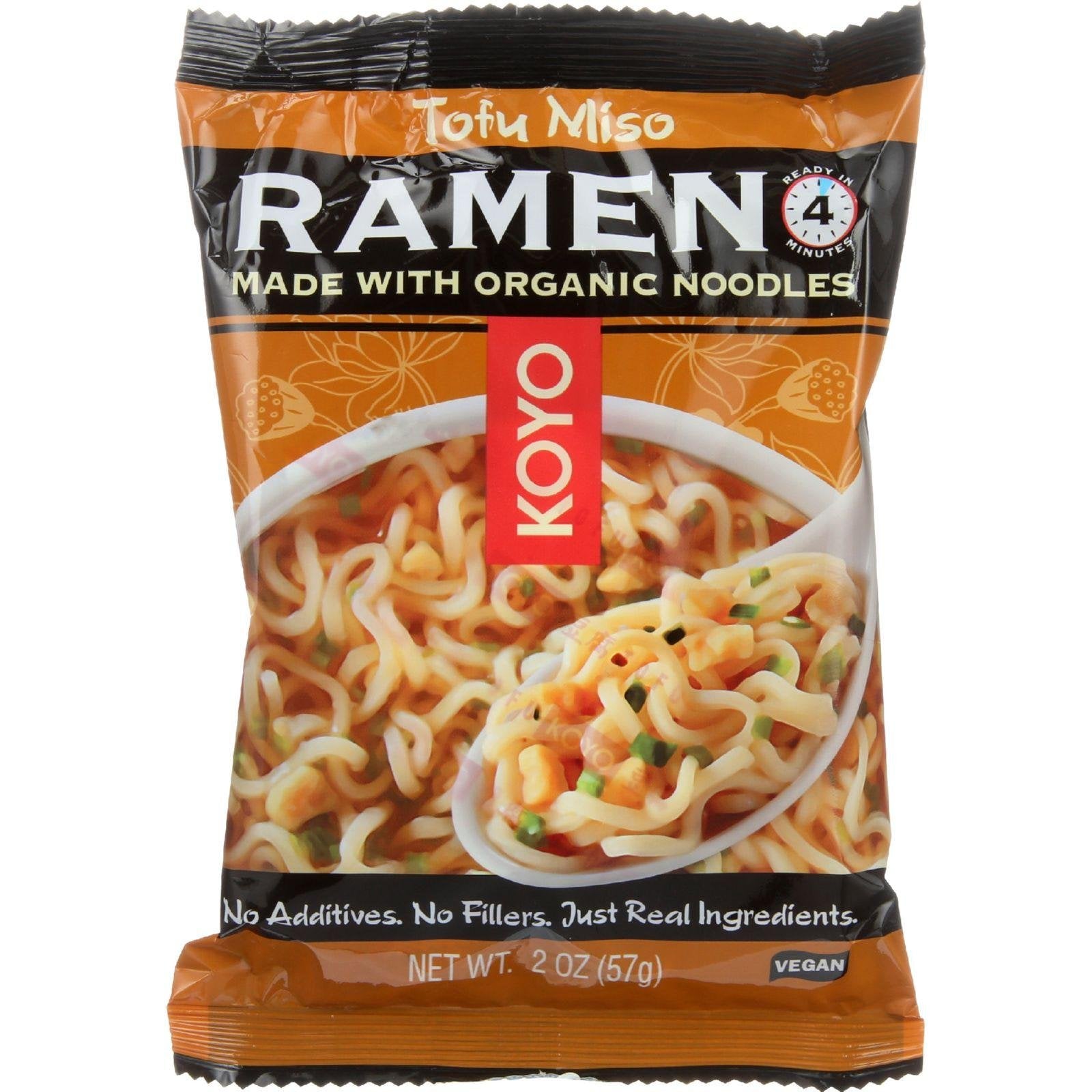 Koyo Tofu And Miso Ramen, 2-Ounce Packages (Pack Of 12)