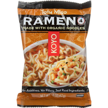 Koyo Tofu And Miso Ramen, 2-Ounce Packages (Pack Of 12)